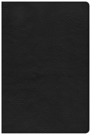 KJV Giant Print Reference Bible, Black Genuine Leather, Indexed