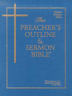 Master Subject Index KJV Preacher Edition