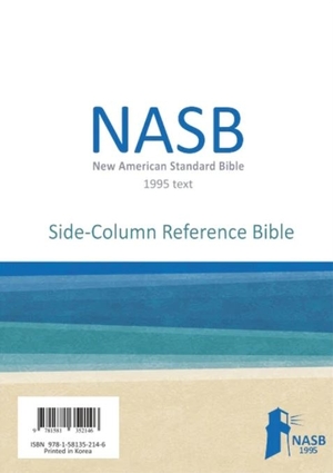 NASB 1995 Side-Column Reference Bible, Black, Leathertex