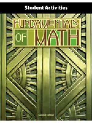 Fundamentals Of Math Student Activity Book 2nd Edition