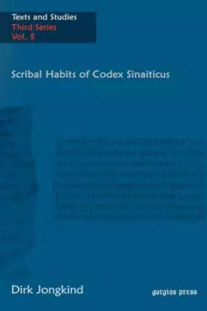 Scribal Habits Of Codex Sinaiticus