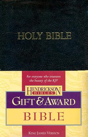 KJV Gift & Award Bible, Black, Imitation Leather, Economy, Presentation Page, Red Letter, Colour Maps