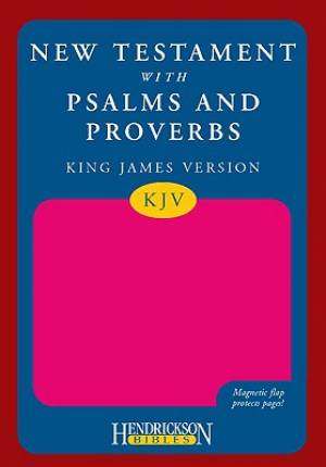 KJV New Testament with Psalms and Proverbs:  Pink with Magnetic Flap