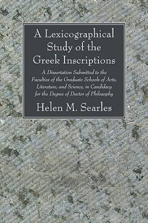 A Lexicographical Study of the Greek Inscription