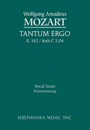 Tantum Ergo, K. 142 / Anh.C 3.04 - Vocal Score