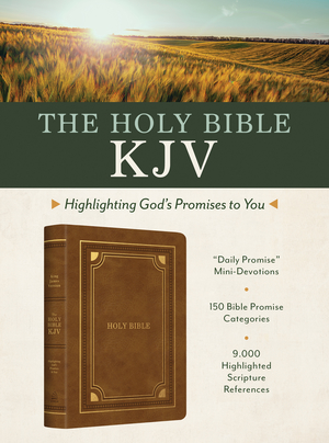 Holy Bible KJV: Highlighting God's Promises to You [Gold & Camel]