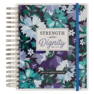 2025 18 Month Planner-Strength & Dignity-Prov. 31:25