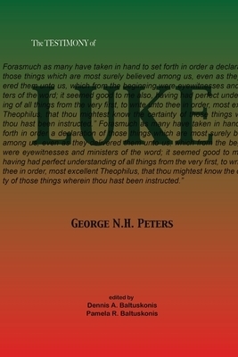 The Testimony of Luke: 1907 Biblical study notes on the Gospel of Luke