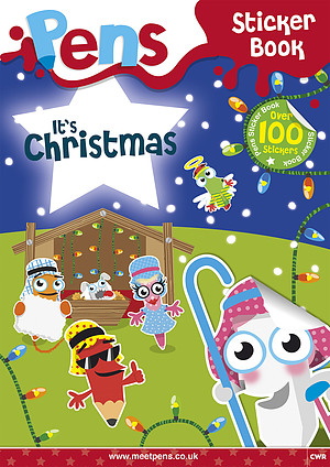 Pens Sticker Book: It's Christmas