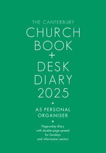 The Canterbury Church Book and Desk Diary 2025 A5 Personal Organiser Edition