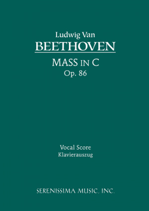 Mass in C, Op. 86 - Vocal Score