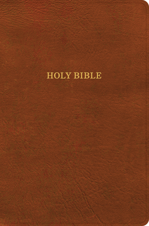 KJV Giant Print Reference Bible, Burnt Sienna LeatherTouch