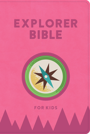 KJV Explorer Bible for Kids, Bubble Gum LeatherTouch