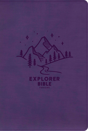 KJV Explorer Bible for Kids, Purple LeatherTouch