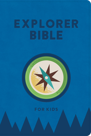 KJV Explorer Bible for Kids, Royal Blue LeatherTouch, Indexed