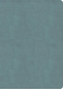 NASB Notetaking Bible, Large Print Edition, Earthen Teal SuedeSoft LeatherTouch