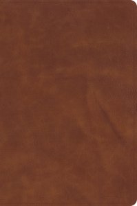 CSB Oswald Chambers Bible, Saddle LeatherTouch