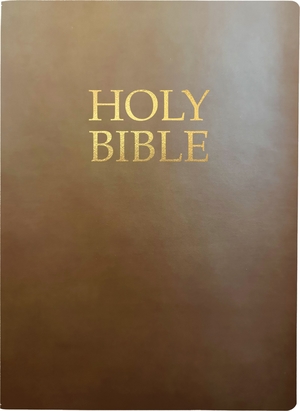 KJVER Holy Bible, Large Print, Coffee Ultrasoft