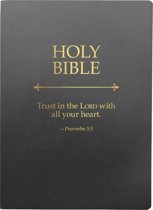 KJV Holy Bible, Trust in the Lord Life Verse Edition, Large Print, Black Ultrasoft: (Red Letter, 1611 Version)