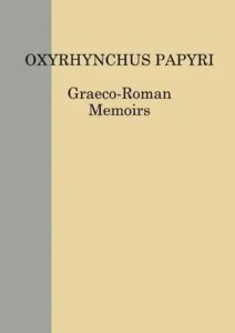 The Oxyrhynchus Papyri Vol. LXXXVI