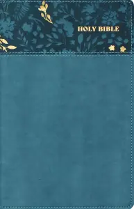 NASB, Personal Size Bible, Large Print, Leathersoft, Teal, Red Letter, 1995 Text, Thumb Indexed, Comfort Print