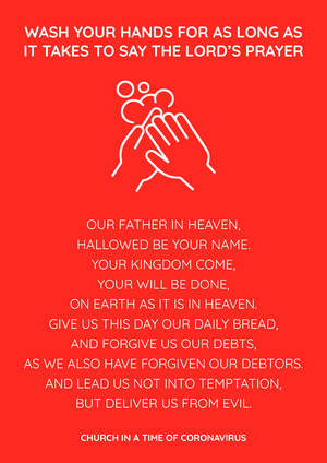 Wash Hands Prayer (COVID-19)