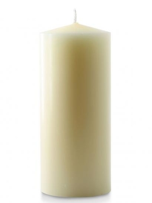 6" x 2 1/2" Candles with Beeswax - Pack of 6