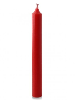 4 1/2" x 1/2" Red Candles - Pack of 50