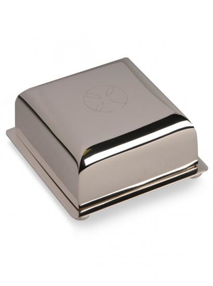 Silver Plated Square Wafer Box