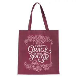 Tote Burgundy Amazing Grace