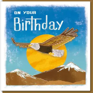 Eagle Birthday Greetings Card