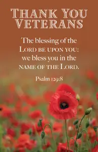 Patriotic Bulletin: Bless You (Package of 100)