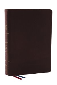 NET Bible, Full Notes Edition (NET, Brown Genuine Leather, Comfort Print)