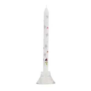 29.5cm Advent Candle: Snowmen - Single