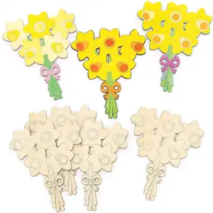 Daffodil Wooden Bouquets