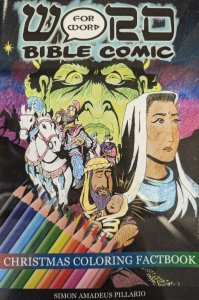 Christmas Coloring Factbook: Word for Word Bible Comic