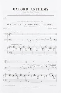 O Come, Let Us Sing Unto the Lord: Vocal Score