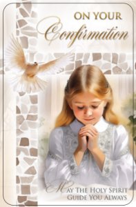 Girl's Confirmation Prayer Card