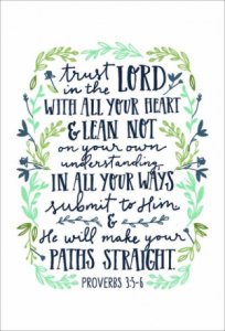 Trust in the Lord A6 Card