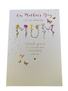 On Mother's Day Single Card