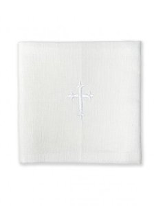 New 16" x 16" Purificator - White Cross Design