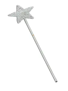 Silver Sequin Wand - Nativity Costume Accesory
