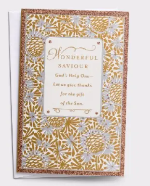 Card-Boxed-Wonderful Saviour (Box Of 18)