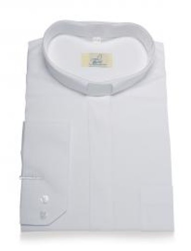 White Clerical Shirt Short Sleeve - 16.5" Collar