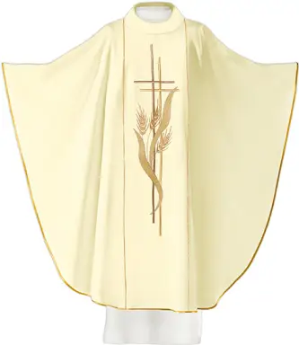 Cream Chasuble (Length 129cm x 150cm)