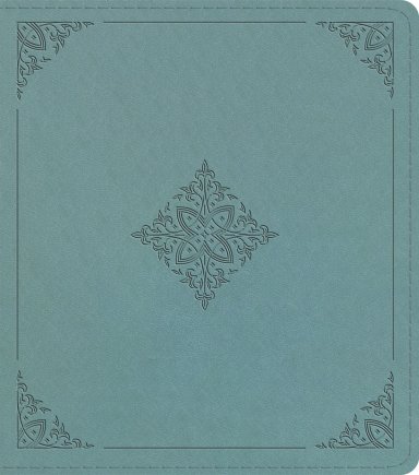 ESV Journaling Study Bible (TruTone over Board, Paris Sky, Fleur-de-lis Design)