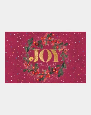 Joy To The World Tea Towel