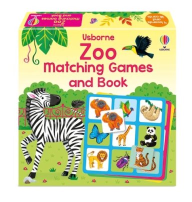 Zoo Matching Games And Book