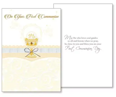 Symbolic Communion Card