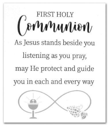 First Holy Communion Ceramic Plaque